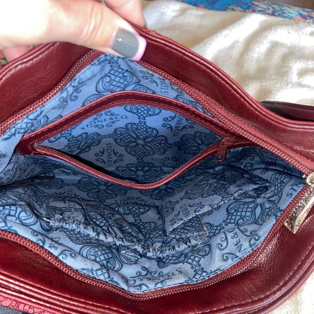 Stone Mountain purse/bag- Burgundy